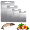 4 PCS Food Grade Cutting Boards Stainless Steel Chopping Boards