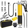 Grease Gun Kit, 7000 PSI Heavy Duty Pistol Grip Grease