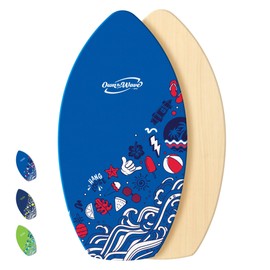 Own the Wave 'Hang Loose' Skimboard (35 Inch, Blue)