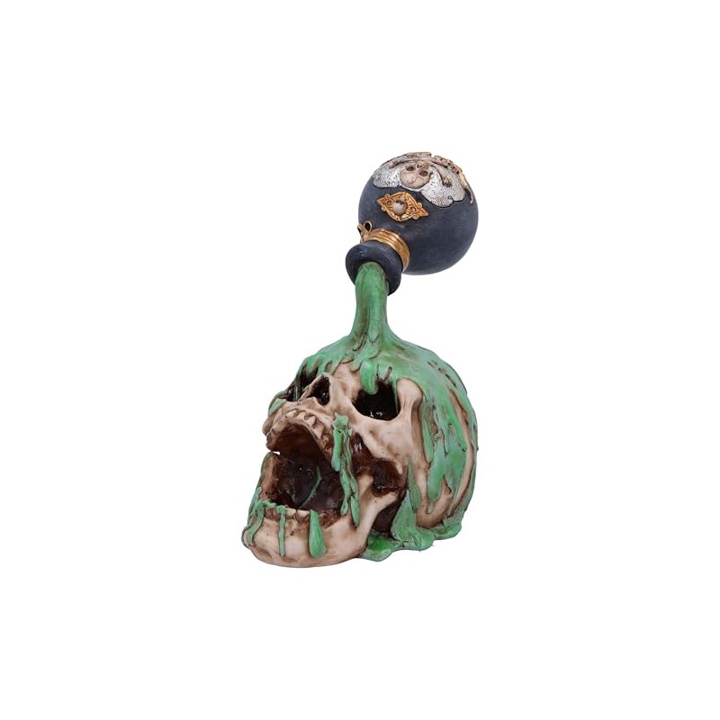 Nemesis Now Fatal Elixir Skull Potion Bottle 19.5cm, Resin, Cast