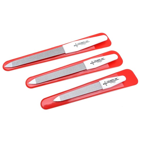 3er Set Saphir-Nagelfeilen [MADE IN SOLINGEN - GERMANY] - original
