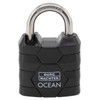 Burg-Wächter Padlock with 2 Keys, 4.8 mm Shackle Thickness, Marine