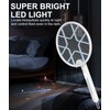 MOSQZAP Electric Fly Swatter 2 Pack, Foldable Bug Zapper Racket