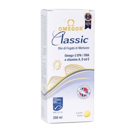 U.G.A Nutraceuticals UGA Omegor Classic Omega 3 EPA & DHA + Vitamins A, D & E Lemon Flavour 250 ml