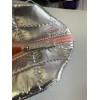 Clinique Silver Makeup Bag 12 Long 5 Hight