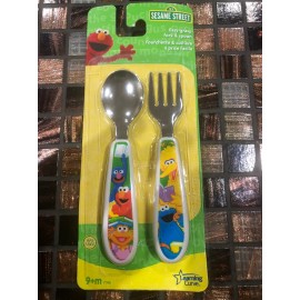 Sesame Street 123 Sesame Street Fork And Spoon 9+ M