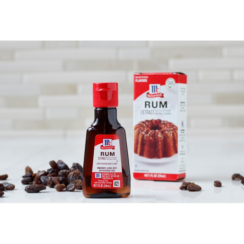 McCormick Rum Extract With Other Natural Flavors, 1 Fl Oz