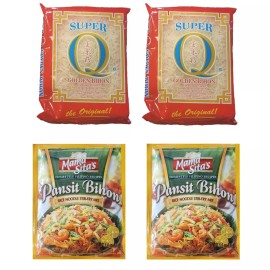 Barako Queens Pansit Bihon Bundle 16oz Super Q noodles 2 Mama Sita's Bihon Sitr Fry Mix