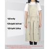 Small snail Japanese Style Women Cotton Floral Pattern Apron Waterproof