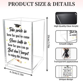 kEUkunHA Graduation Gifts for Her Year 6 11 School Leavers Presents Leaving Primary School Inspirational Pen Holder Gifts Ideas for Students Daughter Sister Friend Girlfriends Nurse Granddaughters