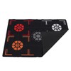 EIMSOAH Black Rubber Basketball Training Mat, Mute Point Reminder for