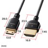 Sanwa Supply KM-HD22-20K High Speed HDMI Mini Cable for Ethernet