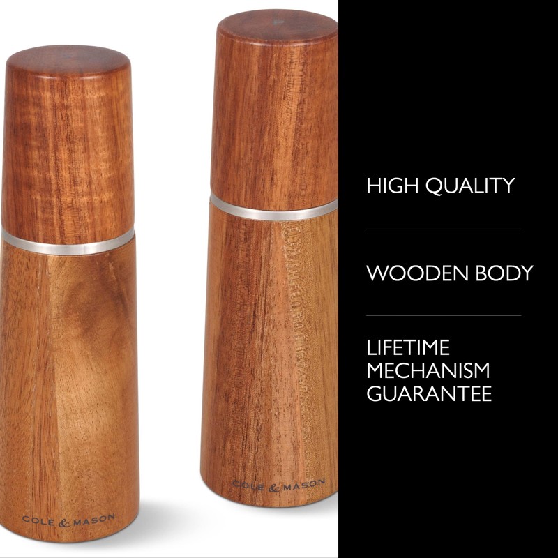 Cole & Mason Marlow Wood Mill Set - Balanced Salt