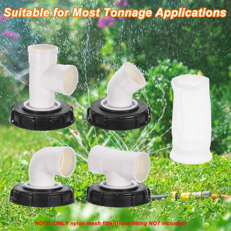 QUARKZMAN IBC Lid Filter, 190 mm Washable Nylon Filter Screen,