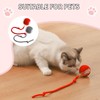 XdealCozyxc 2 Pcs Electric Cat Rolling Ball Interactive Dog Toy,