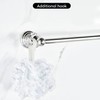 BATHSIR Crystal Towel Bar 24 Inch, Chrome Bathroom Towel Rack,