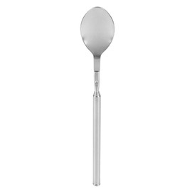 Fayelume Comically Large Spoon, Stainless Steel 62cm Long Spoons, Telescopic Long Stirring Spoon Stretchable for Barbecue Tableware Supplies