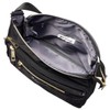Cox Sportif Women's Mulsan Deodorizing Antibacterial Nylon Shoulder Bag, Black