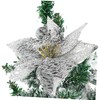 12piezas Adornos Navideños Flor del Árbol De Navidad Accesorios para