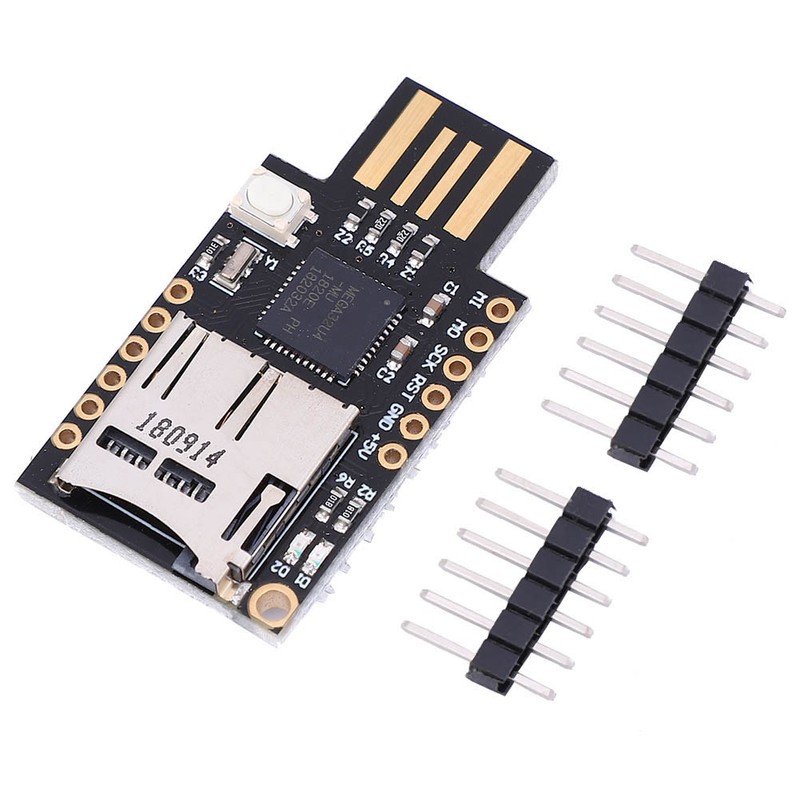 CJMCU- Virtual Keyboard Badusb USB TF Memory Keyboard ATMEGA32U4(Black )