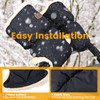 Orzbow Faux Sheepskin Gloves for Stroller, Universal Winter Anti-Freeze Stroller