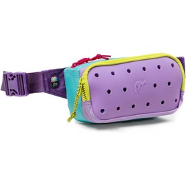 Cool Fanny Pack - Cangurera aislada con panel de dijes personalizable, práctica y bonita bolsa de cinturón ideal para viajar, pasar el rato, festivales, conciertos, Lila