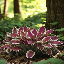 200pcs Purple Red Hosta Seeds for Planting Hosta Plant Seeds Perennial Indoors or Outdoors
