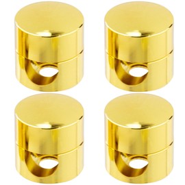 Joez Wonderful 4 Pcs Gold Cable Anchors, Multi-Function Charger and Wire Organizers, Metal Gun Cord Anchors Holder, Adhesive Cable Management Cord Clips for Desk, Home, Office