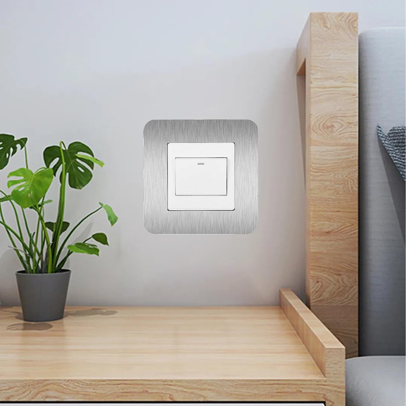 Wjelet 4 Pcs Light Switch Surround, Finger Plates for Light