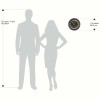 Mainstays Indoor Round 11.5 Oil Rubbed Bronze Cutout Gear Industrial