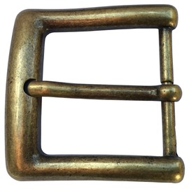 BELTINGER Belt Buckle 4.0 cm | Buckle Interchangeable Buckle Belt Buckle 40 mm Solid | Pin Buckle | Press Stud Belt up to 4 cm, Old Brass