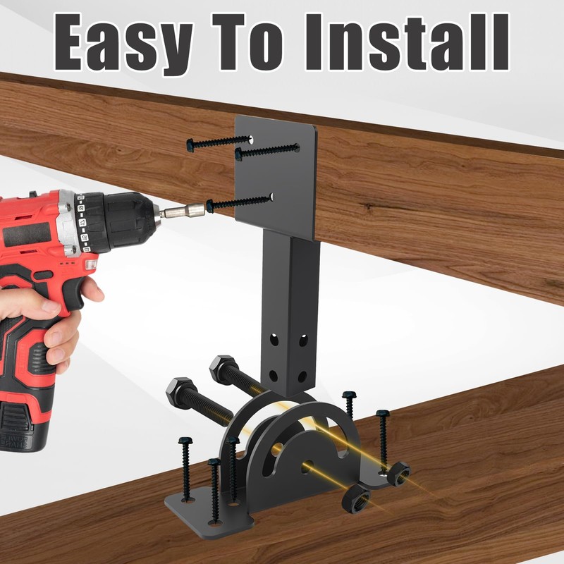 AXWHYS 3 Pcs 2"x 4" Roof Riser Brackets for Pergola(Actual
