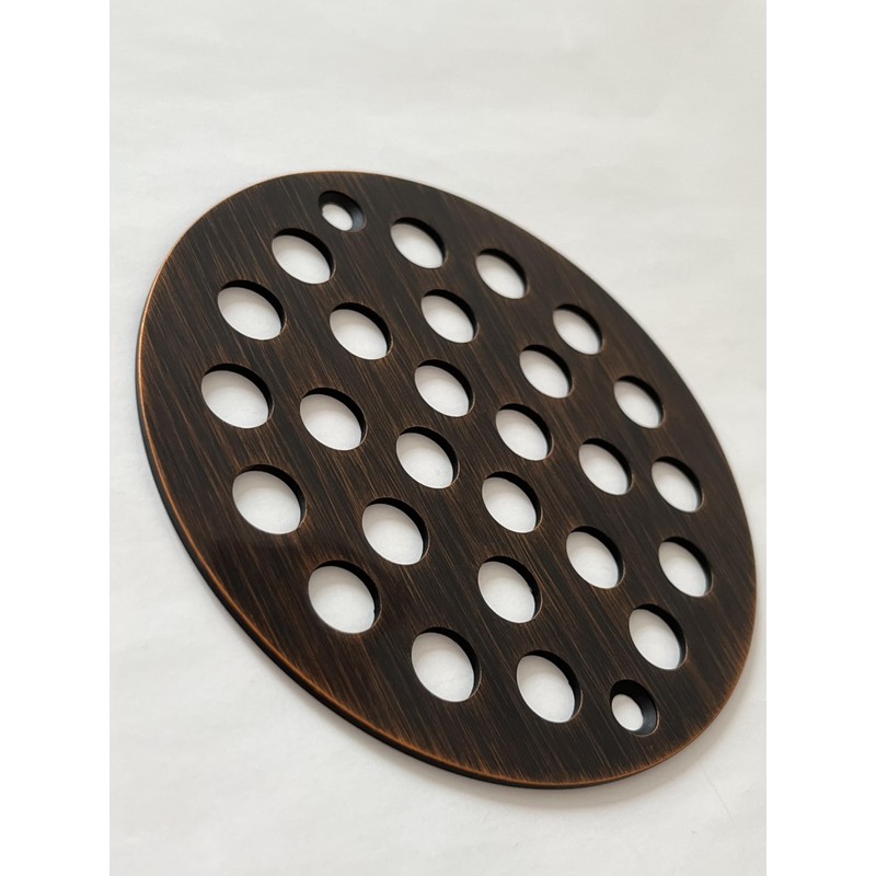 Poyde 4 Inch Screw-in Round Shower Drain Cover Replacement Floor