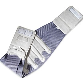 Rayyan Back Support Belt - Lumbar Support Brace for Pain Relief and Injury Prevention - Dual Adjustable Straps