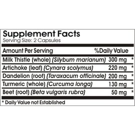 Liver Health Max ~ 180 Capsules - No Additives ~ Naturetition Supplements