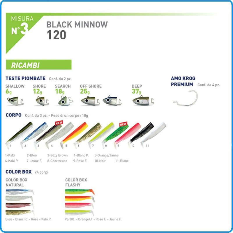 Fiiish Black Minnow 120mm Combo (Rigged and Ready) 25g Fluo