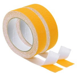 PATIKIL Anti-Slip Tape Stair Anti-Slip Tape Outdoor Indoor Tape 2 Pieces 5m x 2.5 cm Step Anti-Tip Tape Easy to Apply Safety Waterproof Safety Tape Yellow