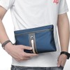 iCozzier Clutch für Männer Organizer Handgelenktasche Geldbörse Organisierte Handtasche Brieftasche
