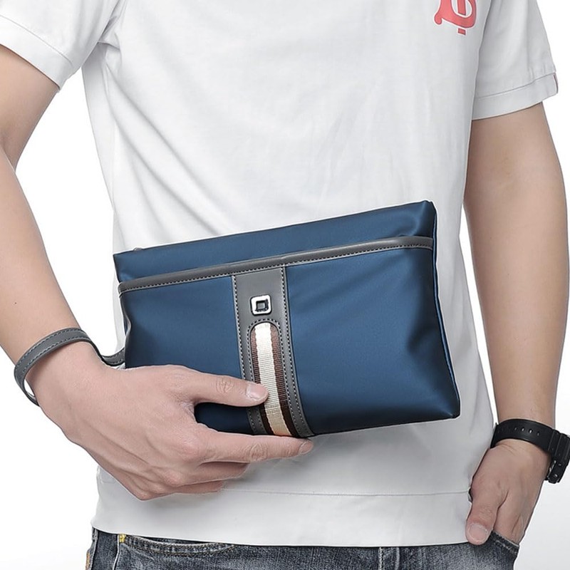 iCozzier Clutch für Männer Organizer Handgelenktasche Geldbörse Organisierte Handtasche Brieftasche