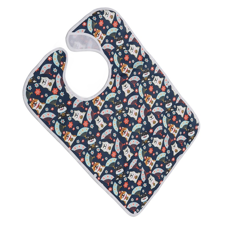 Eating Adults Bib Waterproof Reusable 3 Layers Washable Clothing Protector