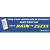 Michelin 3717 RainForce All Weather Performance Windshield Wiper Blade, 17"