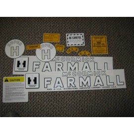 Aftermarket IH  Farmall Super H Decal Set