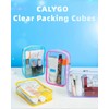1 Packing Cubes Quart Size Travel Bag Tsa Approved Clear