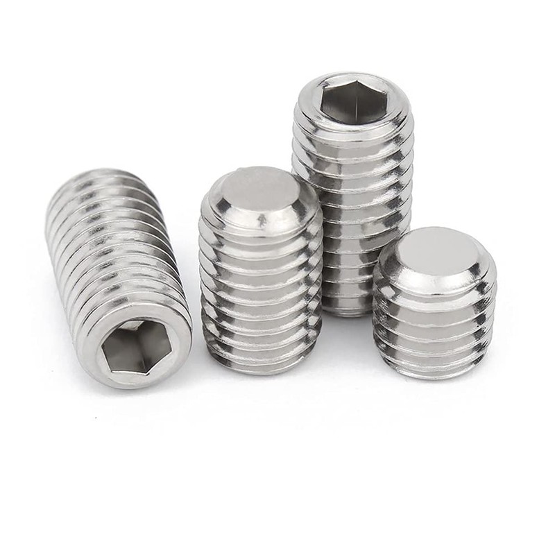 ANSIEDIO Grub Screws Allen Key Screws Stainless Steel Cup Point