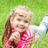 FEPITO 9 x flower crown, multicoloured flower wreath, flower garland,