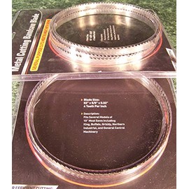 2pc Meat Bandsaw Blades 4 TPI 5/8" x 82" Long Bone Cutting Band Saw Blade fits Many Models