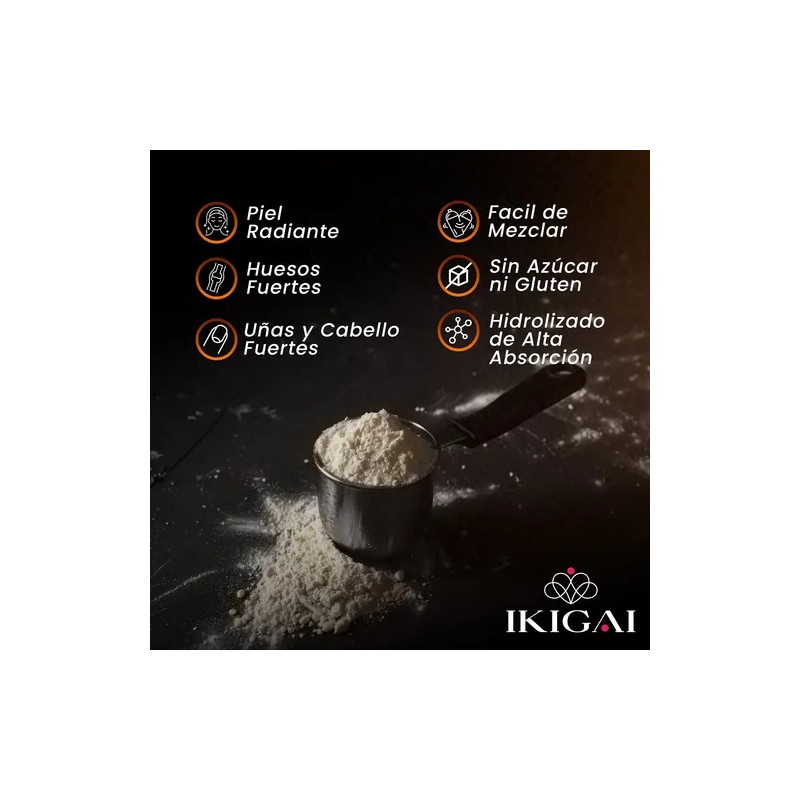 Ikigai Colágeno En Polvo - Suplemento En Bolsa