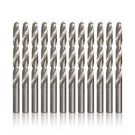 Drill America - D/AP1/64P12 1/64" High Speed Steel Polished Drill Bit (Pack of 12), D/AP Series