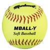 Markwort Soft 9-Inch Baseball, Yellow (Dozen)