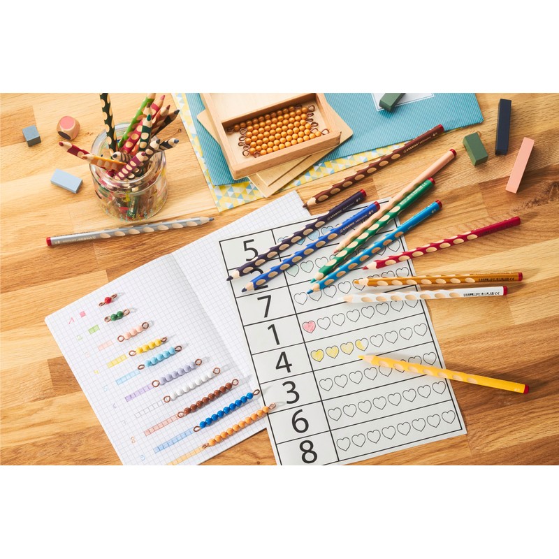 Ergonomic Colouring Pencil - STABILO EASYcolors - Right-Handed - Pack